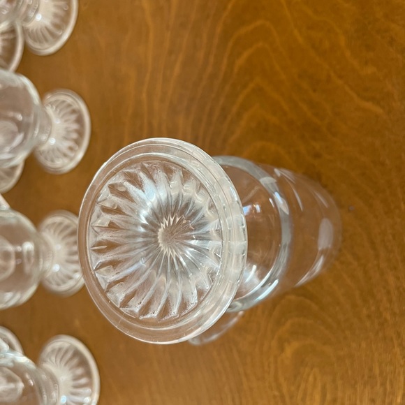 Set Of 10 Princess House Heritage Glass Footed Irish Coffee Mug Tea Cup - Picture 5 of 5